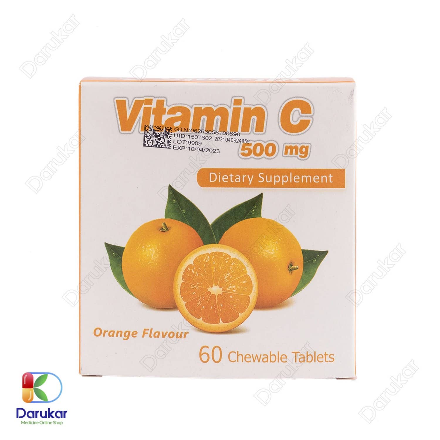 Simorgh Darou Attar Vitamin C 500mg قرص جویدنی ویتامین ث 500 میلی گرم سیمرغ دارو عطار
