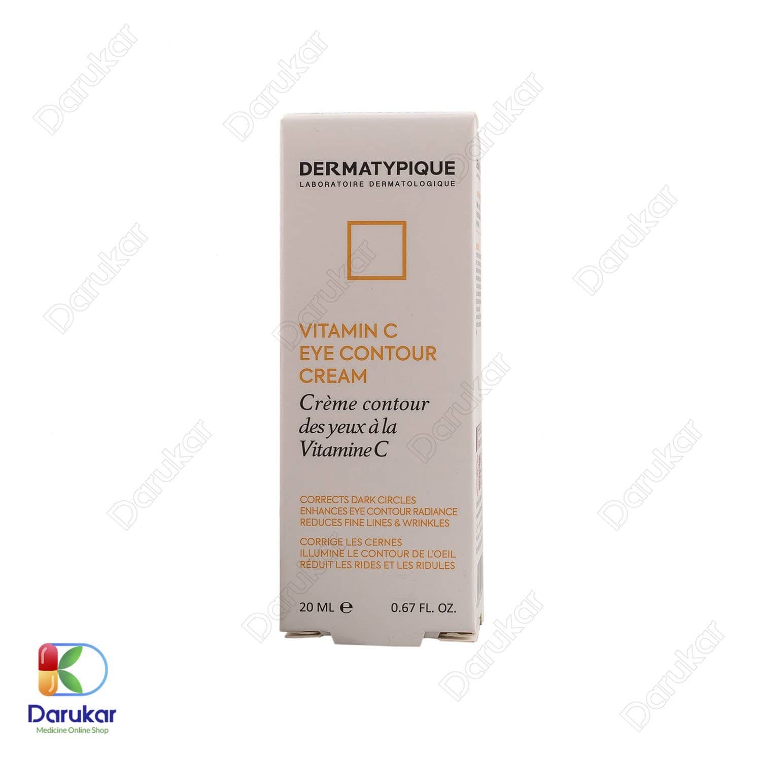 Dermatypique Vitamin C Eye Contour Cream کرم دور چشم حاوی ویتامین C درماتیپیک